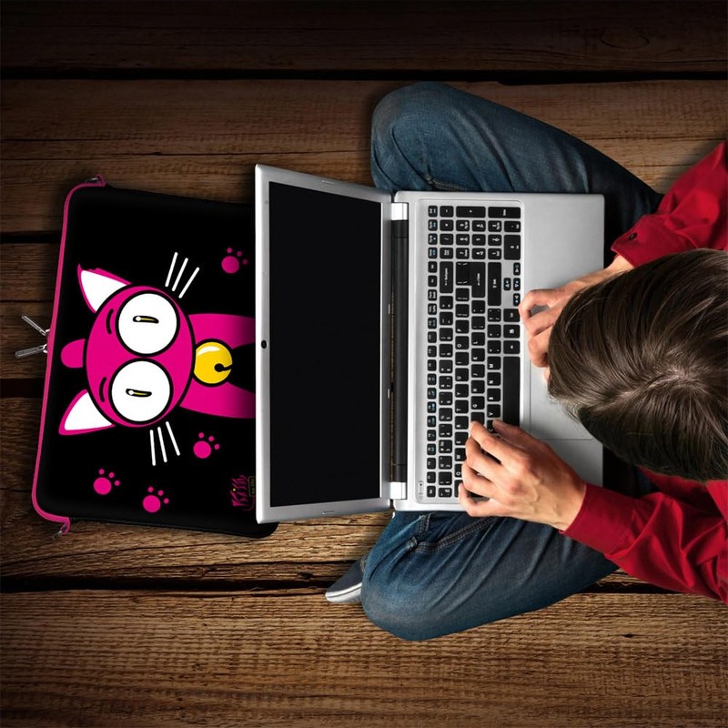 Kitty To Go LS133-13 Designer MacBook Sleeve 13.3" Laptop Notebook