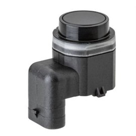 HELLA 6PX 358 141-811 Sensor, Parking Aid - 3-Pin - Pluggable - Can be Painted Over - with Mounting Ring