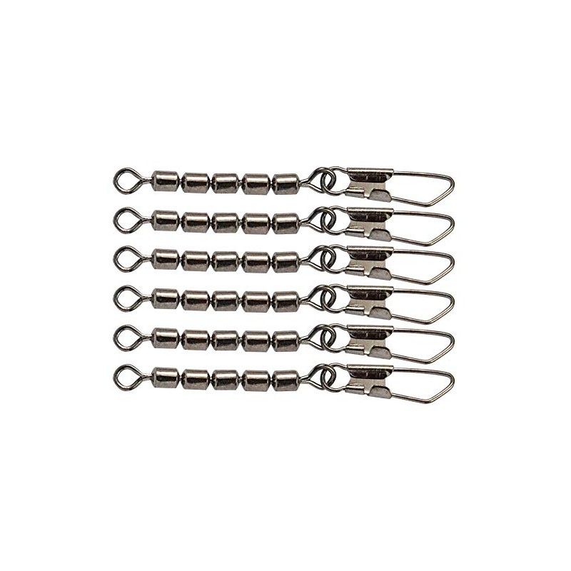 Trout Master 5-Way Trout Swivel with Snap - 6 Swivels,