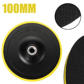 JNNJ 2 Pieces Polishing Buffing Pads Holder Hook, Hook & Loop Backing Pad Polishing Pad Disc Orbital Sander, M14 Drill Adapter for Random Orbit Sander Polisher Buffer, For Car Polisher Polishing