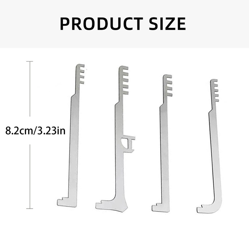 QWQJ Multifunctional Steel Repair Tool Portable & Stable Comb Tool