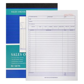 ZUFECY Carbonless 2-Part Receipt Book, Money and Rent Receipt Book, Professional Bound Edition (5.5"x8.5"), 50 Sets, Tear-Resistant for Rent & Sales Records (White/Canary)