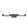 Kichler Langford 35" 4 Light Vanity Light with Satin Etched