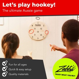 Elite Sportz Equipment Ring Toss Game | Sturdy Wooden Board Set for Indoor & Outdoor Fun | Best Wall Mounted Hook and Ring Game for Adults, Kids, Parties, Family Fun, Camping, Man Caves & Gift Giving