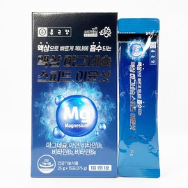 Chong Kun Dang Liquid Magnesium Speed ​​Immune Shot 25mg x 15 packets - / 종근당 액상 마그네슘 스피드 이뮨샷 25mg x 15포 -