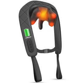 Cordless Neck Massager with Heat, FSA Eligible HSA Store