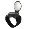 Bicycle Mirror Nylon Wrist Arm Strap Convex Design Black 5cm