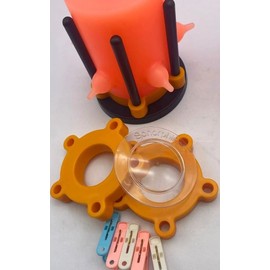 Vet Repro Supplies Puppy Nursing Station With Stand And Adjustable Height Pads - 150ml