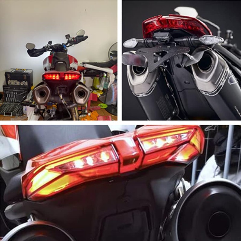 GOODELY LED Tail Brake Lights Turn Signal Integrated Compatible With
