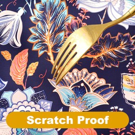 GOSTADY 1 Pack 6FT Waterproof Rectangle Picnic Table Cover Elastic Fitted Outdoor Tablecloths Printed Rectangular Vinyl Table Cloth for Dining, Camping, Picnic Party, Indoor & Outdoor 72"x30", 02