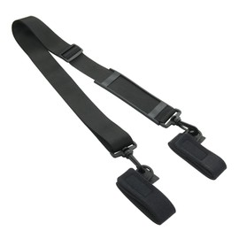 HOUSON Fishing Rod Holder Belt, Durable Fishing Rod Carry Straps Adjustable Length 30-54 Inch Fishing Poles Holder Strap Rod Shoulder Belt Travel Tackle Carrier for Freshwater Saltwater, Black