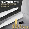 White Bullet Antenna 50 Cal Bullet Car Truck Antenna Truck