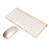 Keyboard Mouse Set 2.4G Wireless 78 Keys USB Thin Etched