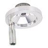 Lathe Handwheel 80mm Aluminum Alloy Hand Wheel with Crank Handle