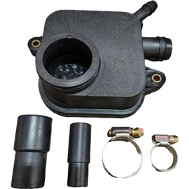 Weonaroll Valve Cover Breather Crankcase With Connector Fit for Dodge 5.9L Cummins RAM 2500 3500 8.9L 8.3L 2003 2004 2005 Replace# 4935079 4935078 3964093 5093067AA