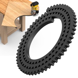 Mdkave Flexible Router Edge Guide,Professional Router Templates for Woodworking Accessories,Flexible Curve Guide for Precise Thread Border, Curve and Arc Angle Positioning(Black 78INCH)