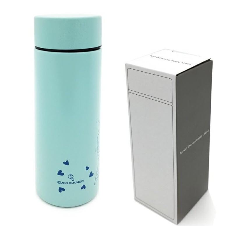 Watanabe AD-8093 Ado Mizomori Mini Thermo Bottle, Mermaid 4.1 fl
