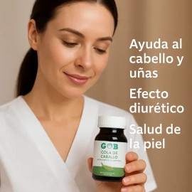 Cola De Caballo - 60 Cápsulas - Suplemento Alimenticio Sabor Sin sabor