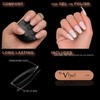 By Vixi 600 Medium Caffin Nails with Preparation File, 12