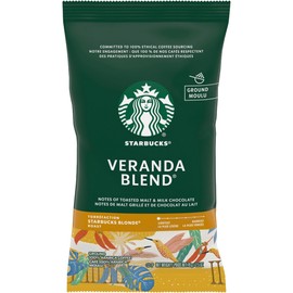Starbucks SBK11020676 Premium Blonde Roast Ground Coffee, 2.5oz (Pack of 18) Packaging may vary