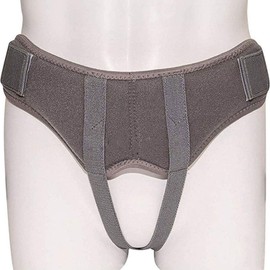 Solace Care Hernia Support Truss Belt, Abdominal Hernia Pants Removable Pressure Pads, for Men and Women, Single/Double Reducible Inguinal Ruptures (Large)