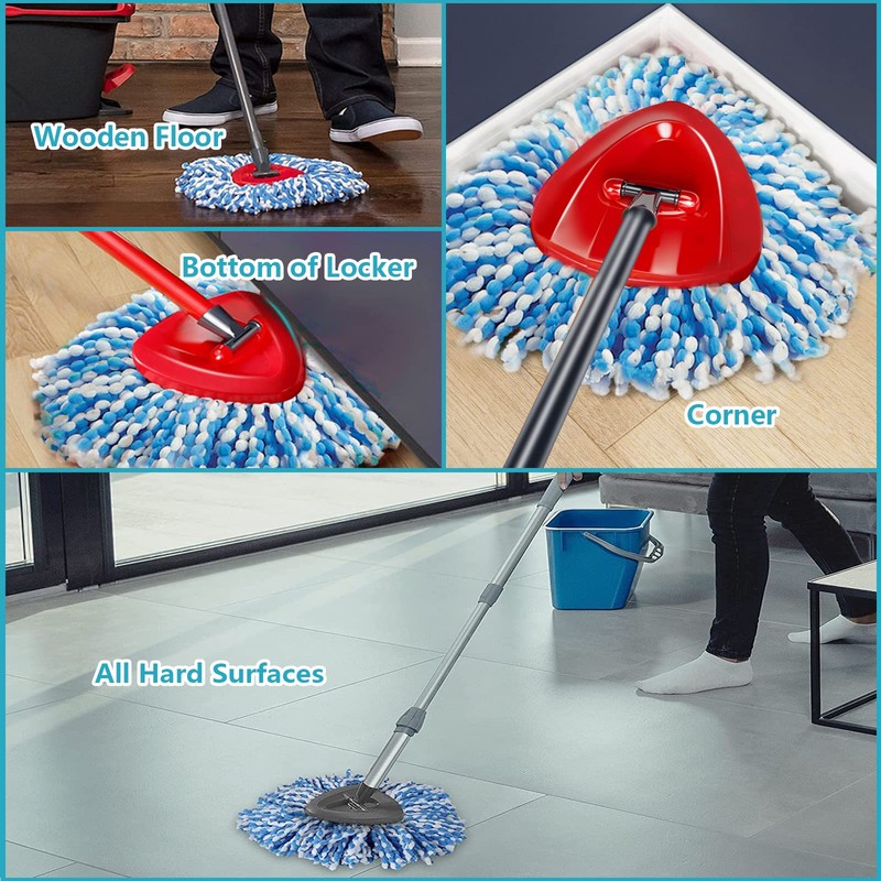 Spin Mop - Cabezal de repuesto compatible con O-Cedar de