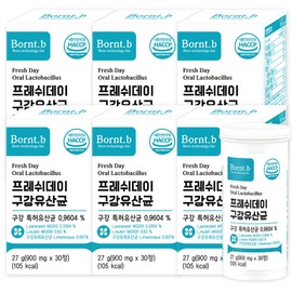 Bontbee Fresh Day Oral Lactobacillus Probiotics 6 Boxes / 본트비 프레쉬데이 구강유산균 프로바이오틱스 6박스