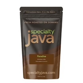 Paradise Blend: 12 oz Whole Bean Coffee, Fresh Roasted Personally for You on Order & Shipped Direct, Complex Medium Dark Roast Blend, 100% Arabica Specialty Coffee, Read About Below