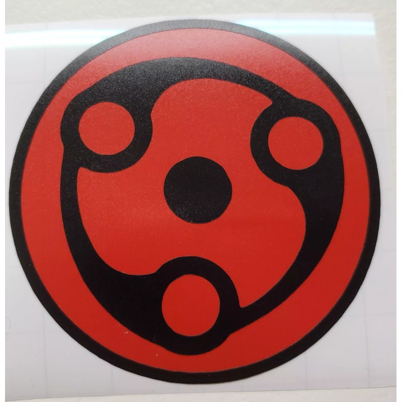 Eternal Mangekyo Sharingan Naruto Madara Vinyl Decal Windows/Laptop Waterproof