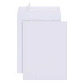 Office Depot Clean Seal(TM) Catalog Envelopes, 9in. x 12in, White, Pack of 25, 77P20