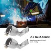 2pcs 20mm 90 Degree Angled Weld Nozzle Hot Air Gun
