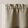No. 918 Martine Microfiber 3-Piece Kitchen Curtain Set, 54" x