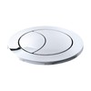 SPARES2GO Universal Toilet Cistern Double Flush Push Button Set for