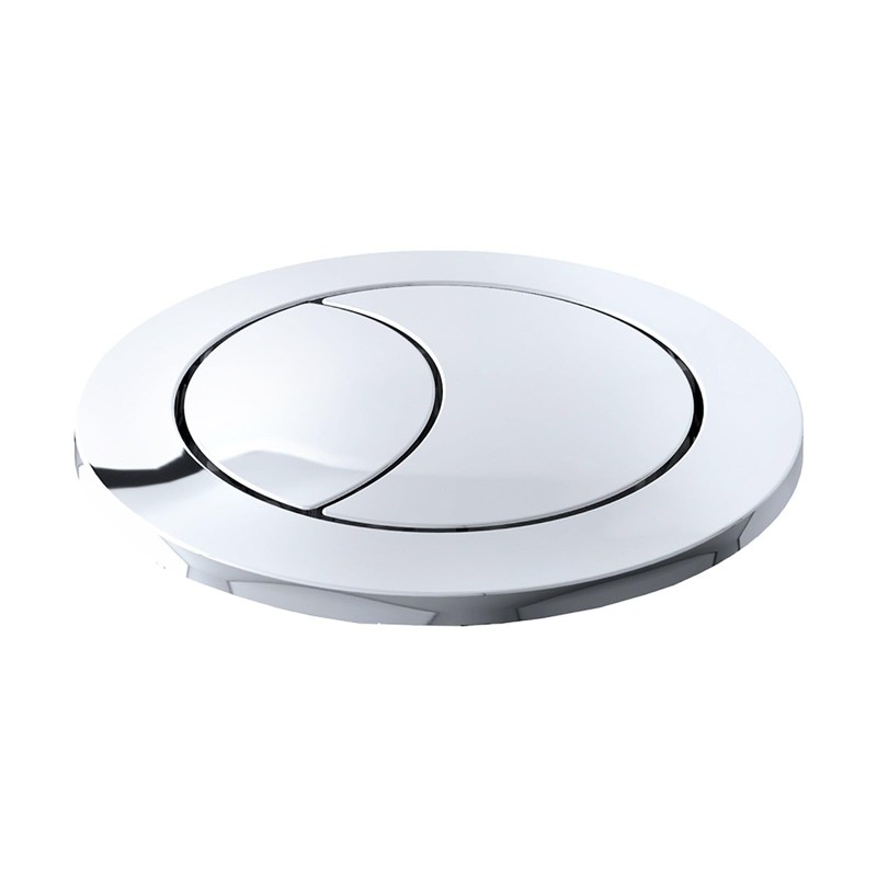 SPARES2GO Universal Toilet Cistern Double Flush Push Button Set for