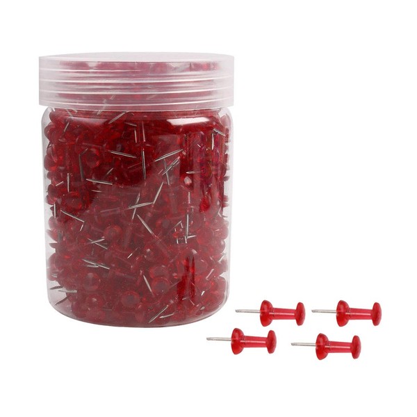 sourcing map 500 Pcs 3/8 Inch Map Push Pins Thumb