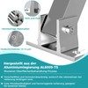 PARTSEE Solar Panel Bracket Centre Clamps 35 mm, Pack of
