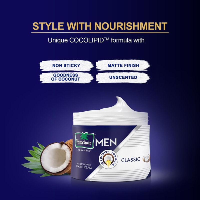 Parachute Advansed Hair Cream For Men |Hair Cream After Shower
