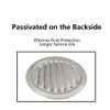 Round Louvered Vent, 316 Stainless Steel Air Vent Grille Ventilator
