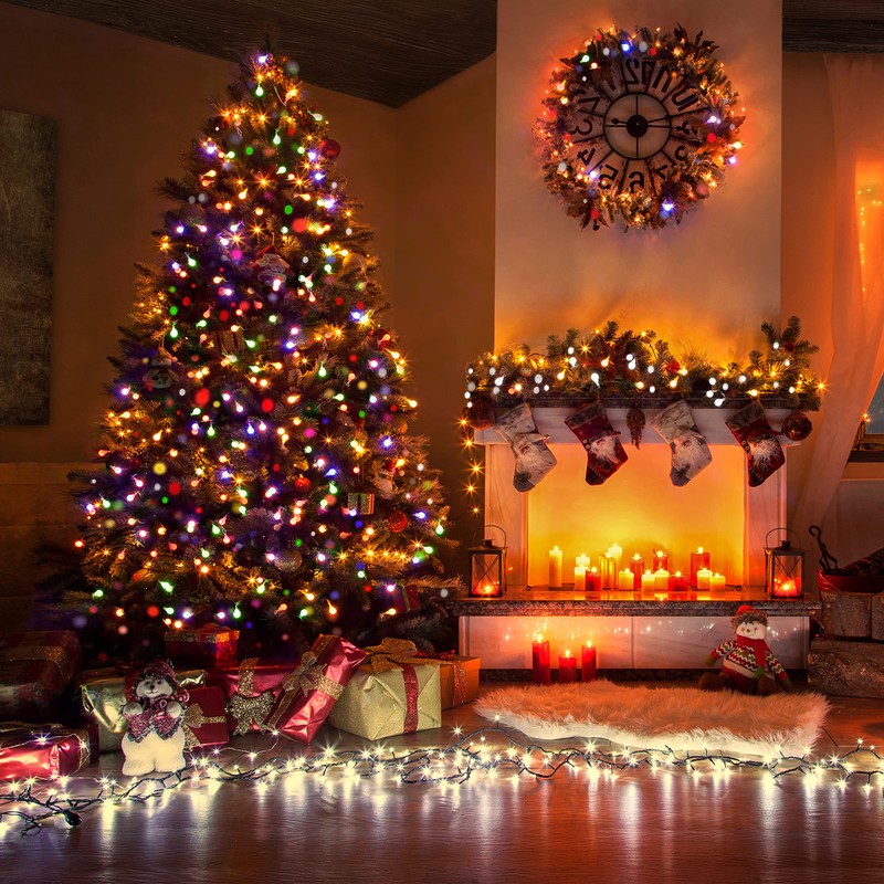 The Christmas Workshop 75230 100 Multi-Coloured Christmas Tree Lights /