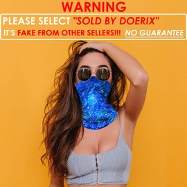 Neck Gaiter Face Mask Reusable, Cloth Face Masks Washable Bandana Face Mask, Sun Dust Protection Balaclava Face Cover Scarf Shield for Fishing Cycling