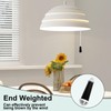 1Pack Light Pull Handle Ceramic Light Pull Cord 8cm Light