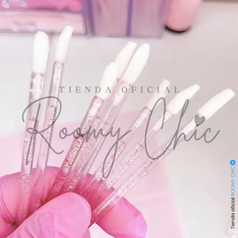 300pzs Lip Brush Desechable Para Pestañas Microblading Labio