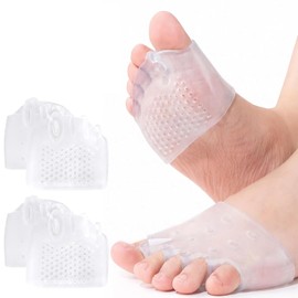 2pair Alignura 3 in 1 Pro Toe Straighteners, Silicone Toe Separators, Bunion Corrector Hammer Straighteners Spacers for Women Men Gel Toe Separators, Breathable and Lightweight Yoga Running Travel