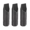 HARFINGTON 3pcs SL8 Slotted Screwdriver Bit 5/16" Hex Shank 32mm/1.26"