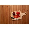 Premier Housewares Rubber Wood Paddle Chopping Board with Groove, 36