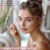 2PCS Arc-Shaped Pink Eyelash Comb – Lash Definer Mascara Separator