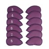 Golf Iron Head Cover Set of 12 Pieces, Thick Synthetic