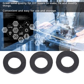 Flat Rubber Washers Rubber O-Ring Seals Water Pipe Connector Replacement for Taps and Shower Head (1/2 Inch) Pack of 12