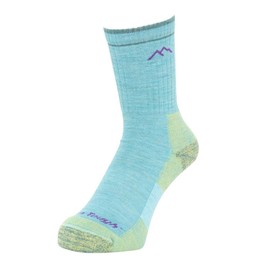 Darntuff 19441903 Women's 1903 Micro Crew Cushion, aqua heather