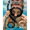 Snorkeling Gear Adults Women Men Youth Dry-Top Diving Mask Tempered